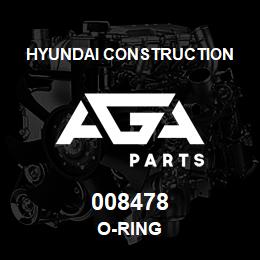 008478 Hyundai Construction O-RING | AGA Parts