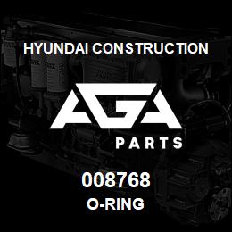 008768 Hyundai Construction O-RING | AGA Parts