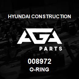 008972 Hyundai Construction O-RING | AGA Parts