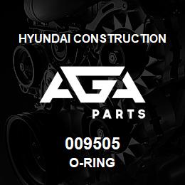 009505 Hyundai Construction O-RING | AGA Parts