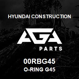00RBG45 Hyundai Construction O-RING G45 | AGA Parts