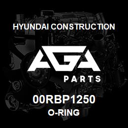 00RBP1250 Hyundai Construction O-RING | AGA Parts