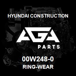 00W248-0 Hyundai Construction RING-WEAR | AGA Parts