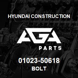 01023-50618 Hyundai Construction BOLT | AGA Parts