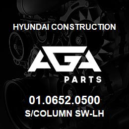 01.0652.0500 Hyundai Construction S/COLUMN SW-LH | AGA Parts
