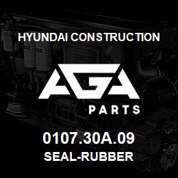 0107.30A.09 Hyundai Construction SEAL-RUBBER | AGA Parts
