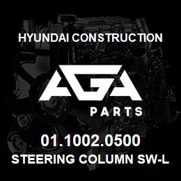 01.1002.0500 Hyundai Construction STEERING COLUMN SW-LH | AGA Parts
