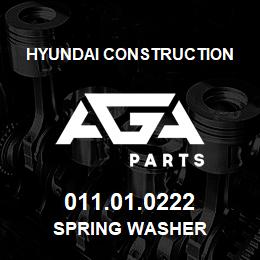 011.01.0222 Hyundai Construction SPRING WASHER | AGA Parts