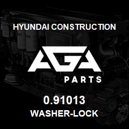 0.91013 Hyundai Construction WASHER-LOCK | AGA Parts