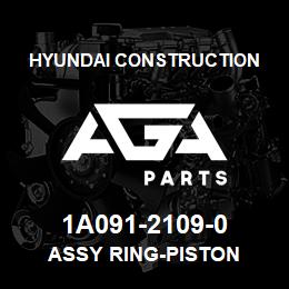 1A091-2109-0 Hyundai Construction ASSY RING-PISTON | AGA Parts