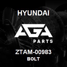 ZTAM-00983 Hyundai Construction BOLT | AGA Parts