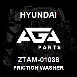 ZTAM-01038 Hyundai Construction FRICTION WASHER | AGA Parts