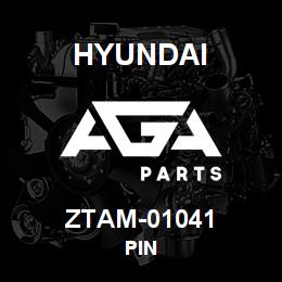 ZTAM-01041 Hyundai Construction PIN | AGA Parts