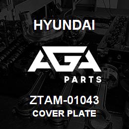 ZTAM-01043 Hyundai Construction COVER PLATE | AGA Parts