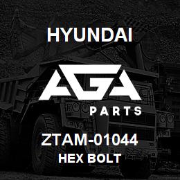 ZTAM-01044 Hyundai Construction HEX BOLT | AGA Parts