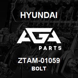 ZTAM-01059 Hyundai Construction BOLT | AGA Parts