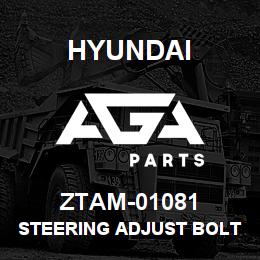 ZTAM-01081 Hyundai Construction STEERING ADJUST BOLT | AGA Parts
