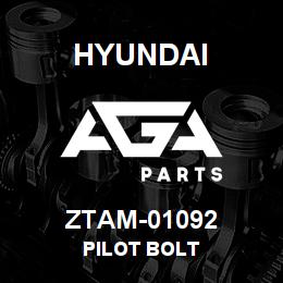 ZTAM-01092 Hyundai Construction PILOT BOLT | AGA Parts