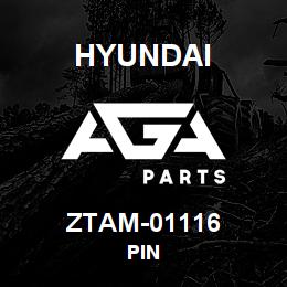 ZTAM-01116 Hyundai Construction PIN | AGA Parts