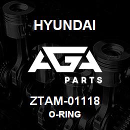 ZTAM-01118 Hyundai Construction O-RING | AGA Parts