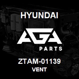 ZTAM-01139 Hyundai Construction VENT | AGA Parts