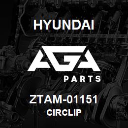 ZTAM-01151 Hyundai Construction CIRCLIP | AGA Parts
