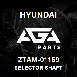 ZTAM-01159 Hyundai Construction SELECTOR SHAFT | AGA Parts
