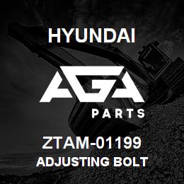ZTAM-01199 Hyundai Construction ADJUSTING BOLT | AGA Parts