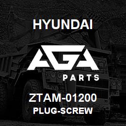 ZTAM-01200 Hyundai Construction PLUG-SCREW | AGA Parts