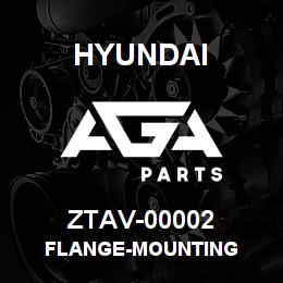 ZTAV-00002 Hyundai Construction FLANGE-MOUNTING | AGA Parts