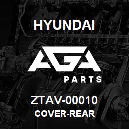 ZTAV-00010 Hyundai Construction COVER-REAR | AGA Parts