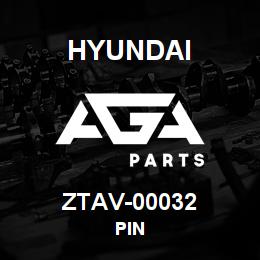 ZTAV-00032 Hyundai Construction PIN | AGA Parts