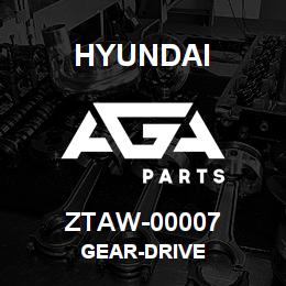 ZTAW-00007 Hyundai Construction GEAR-DRIVE | AGA Parts