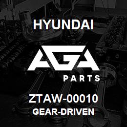 ZTAW-00010 Hyundai Construction GEAR-DRIVEN | AGA Parts
