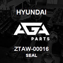 ZTAW-00016 Hyundai Construction SEAL | AGA Parts
