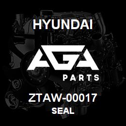 ZTAW-00017 Hyundai Construction SEAL | AGA Parts