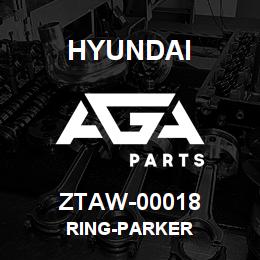 ZTAW-00018 Hyundai Construction RING-PARKER | AGA Parts