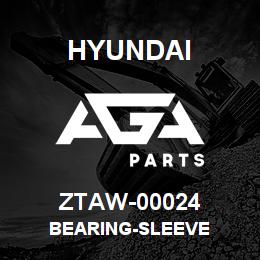 ZTAW-00024 Hyundai Construction BEARING-SLEEVE | AGA Parts