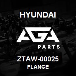 ZTAW-00025 Hyundai Construction FLANGE | AGA Parts