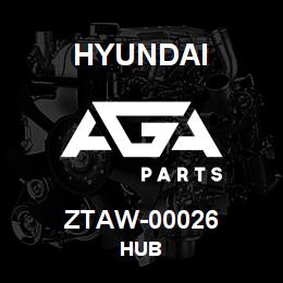 ZTAW-00026 Hyundai Construction HUB | AGA Parts