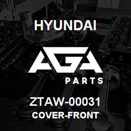 ZTAW-00031 Hyundai Construction COVER-FRONT | AGA Parts