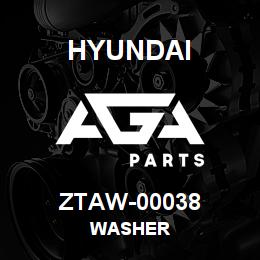 ZTAW-00038 Hyundai Construction WASHER | AGA Parts