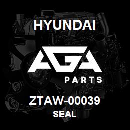 ZTAW-00039 Hyundai Construction SEAL | AGA Parts