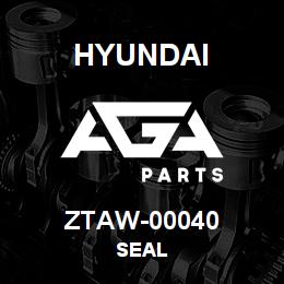 ZTAW-00040 Hyundai Construction SEAL | AGA Parts