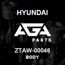 ZTAW-00046 Hyundai Construction BODY | AGA Parts