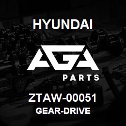 ZTAW-00051 Hyundai Construction GEAR-DRIVE | AGA Parts