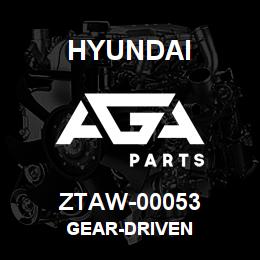 ZTAW-00053 Hyundai Construction GEAR-DRIVEN | AGA Parts
