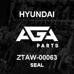 ZTAW-00063 Hyundai Construction SEAL | AGA Parts