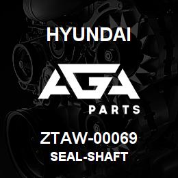 ZTAW-00069 Hyundai Construction SEAL-SHAFT | AGA Parts