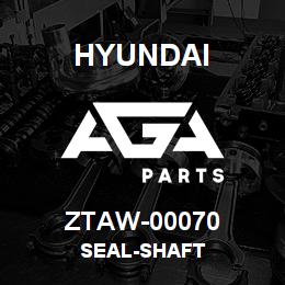 ZTAW-00070 Hyundai Construction SEAL-SHAFT | AGA Parts